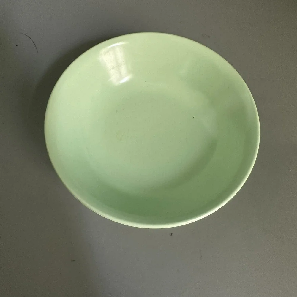 Vintage Mallo-Ware 52 Fruit Dish Melamine Bowl Pastel Green P.R. Mallory Chicago